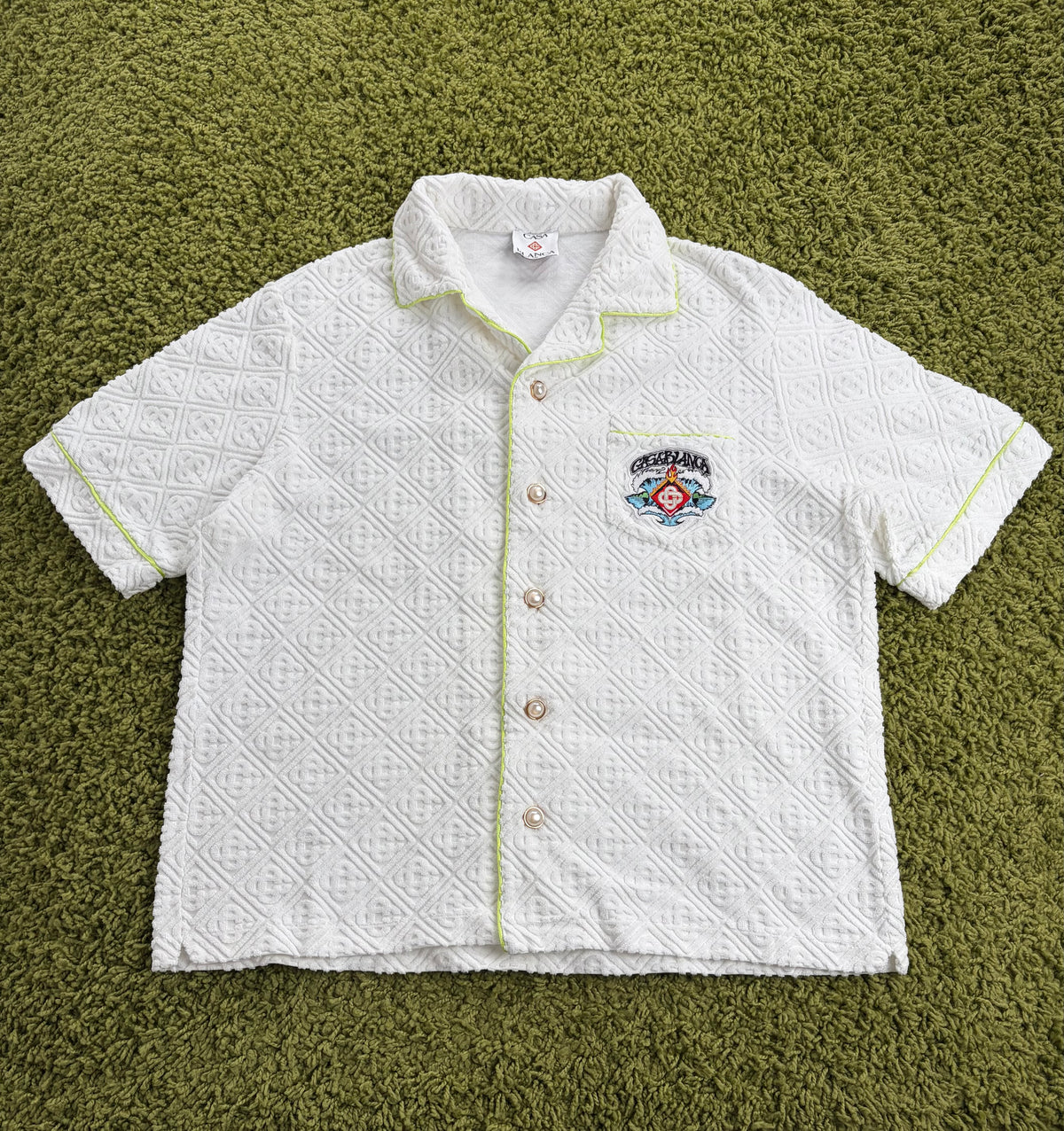 Completo Casablanca Bianco Camicia XL Pantaloncino L