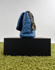 Borsa Chanel 19 Trapuntata in Pelle Azzurra