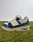 Louis Vuitton Trainer Denim Blu 6.5