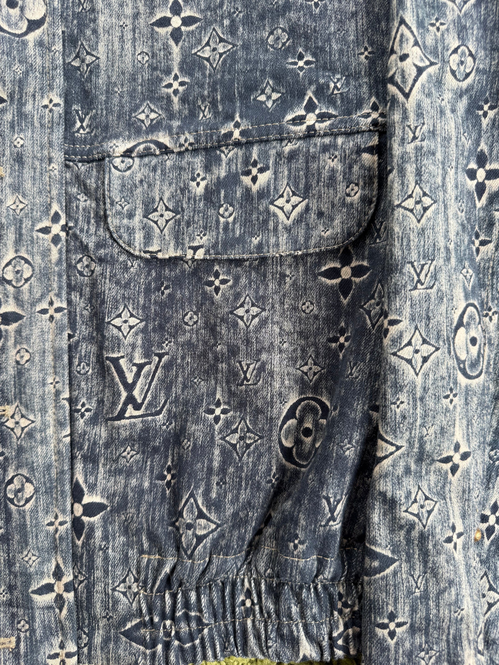Giacca Monogram in denim Louis Vuitton 50