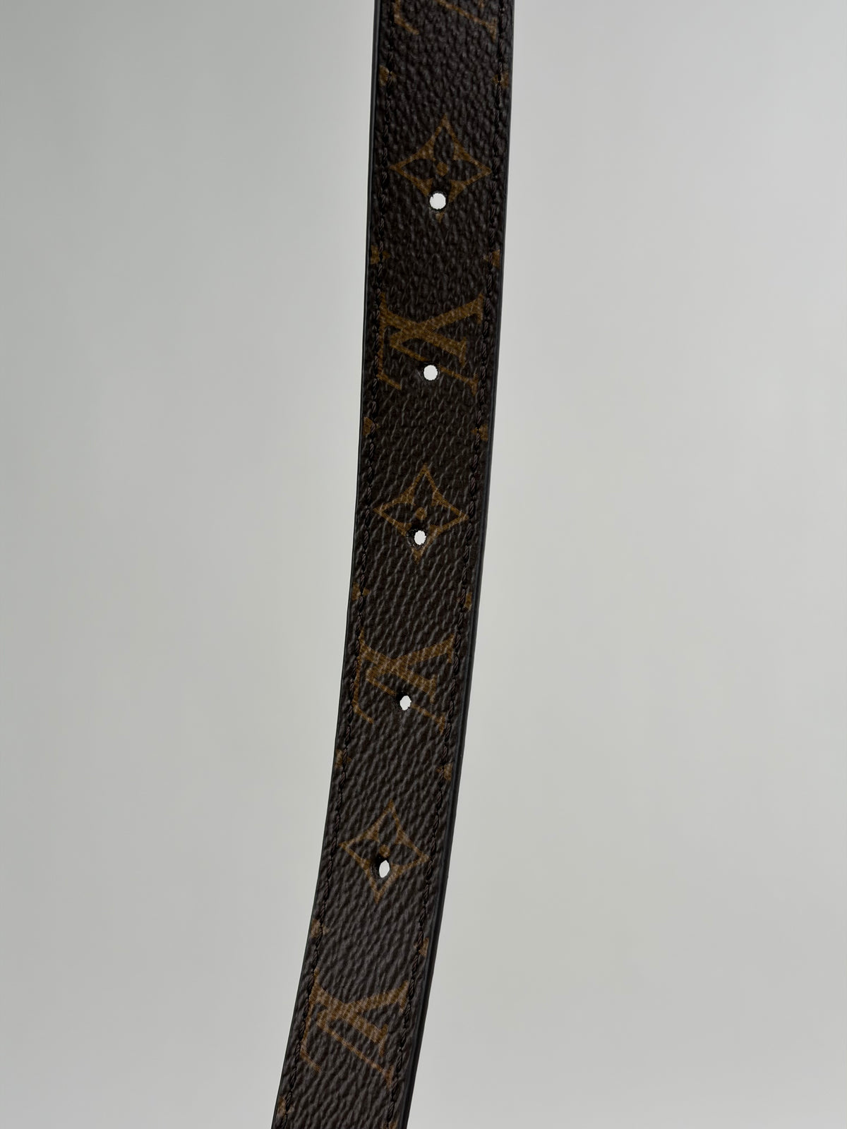 Cintura Louis Vuitton Marrone Reversibile 85/34 112cm
