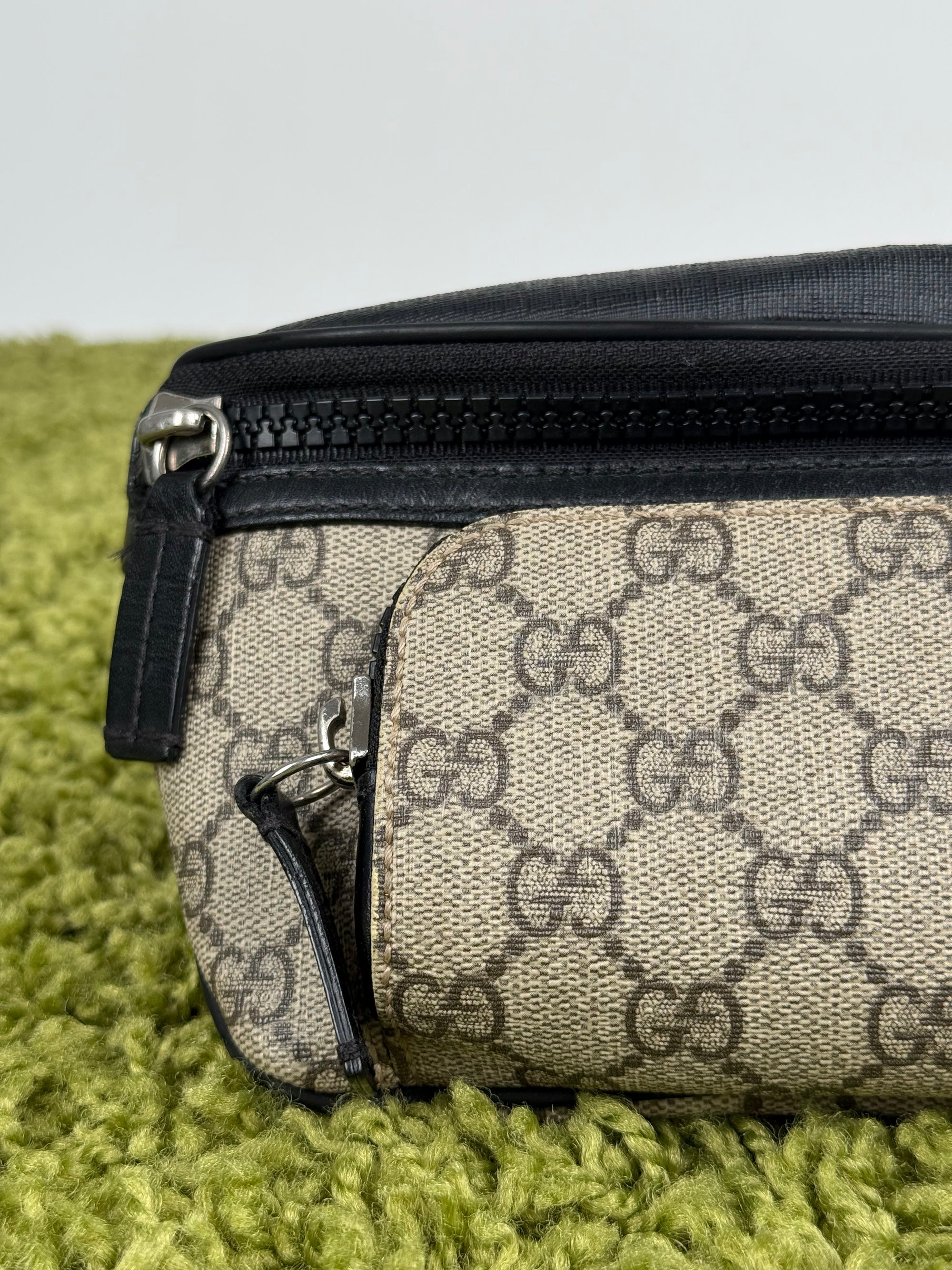 Marsupio Gucci Monogram In tela Beige