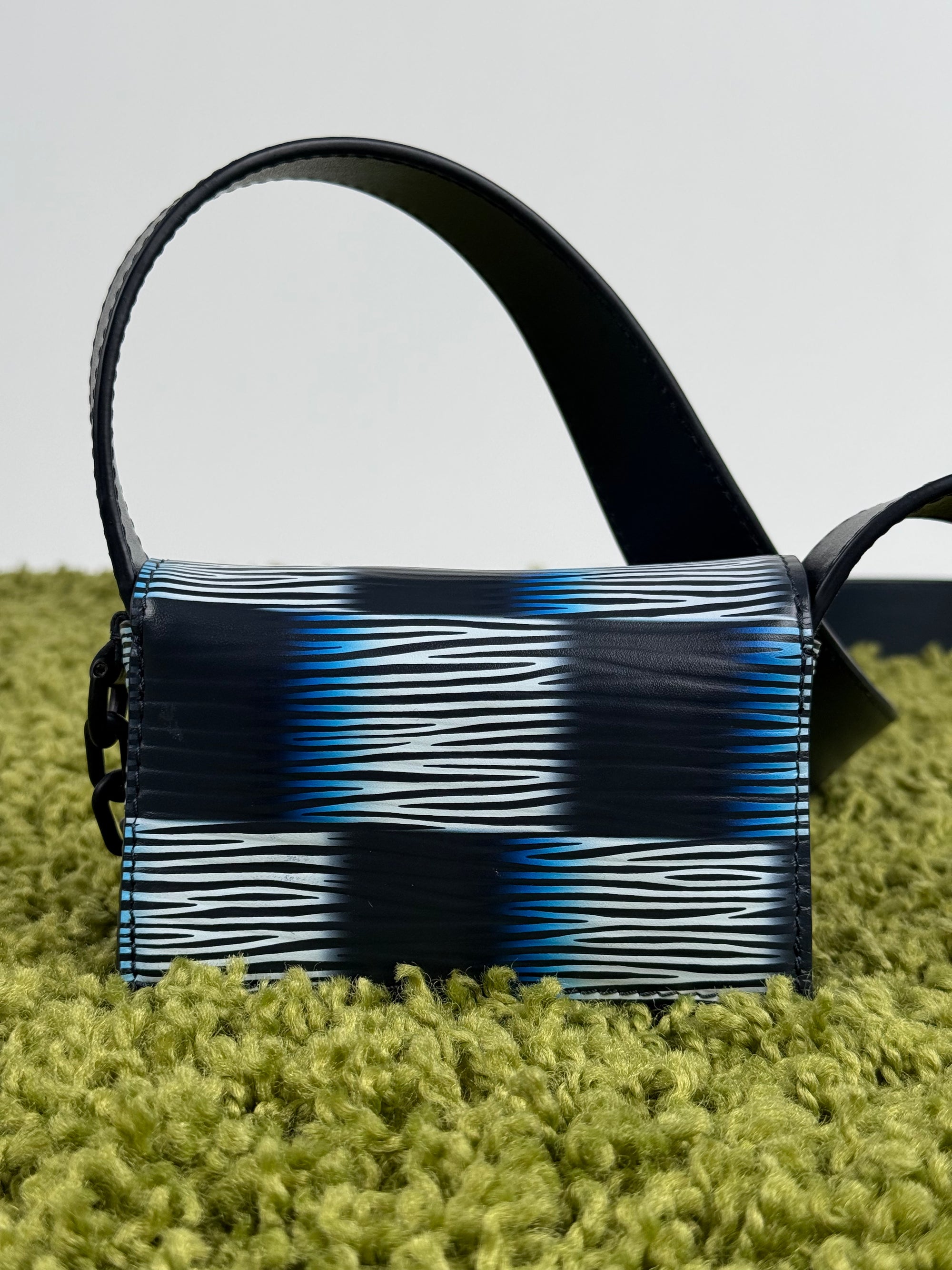 Borsa Micro Steamer Louis Vuitton Nera Multicolor