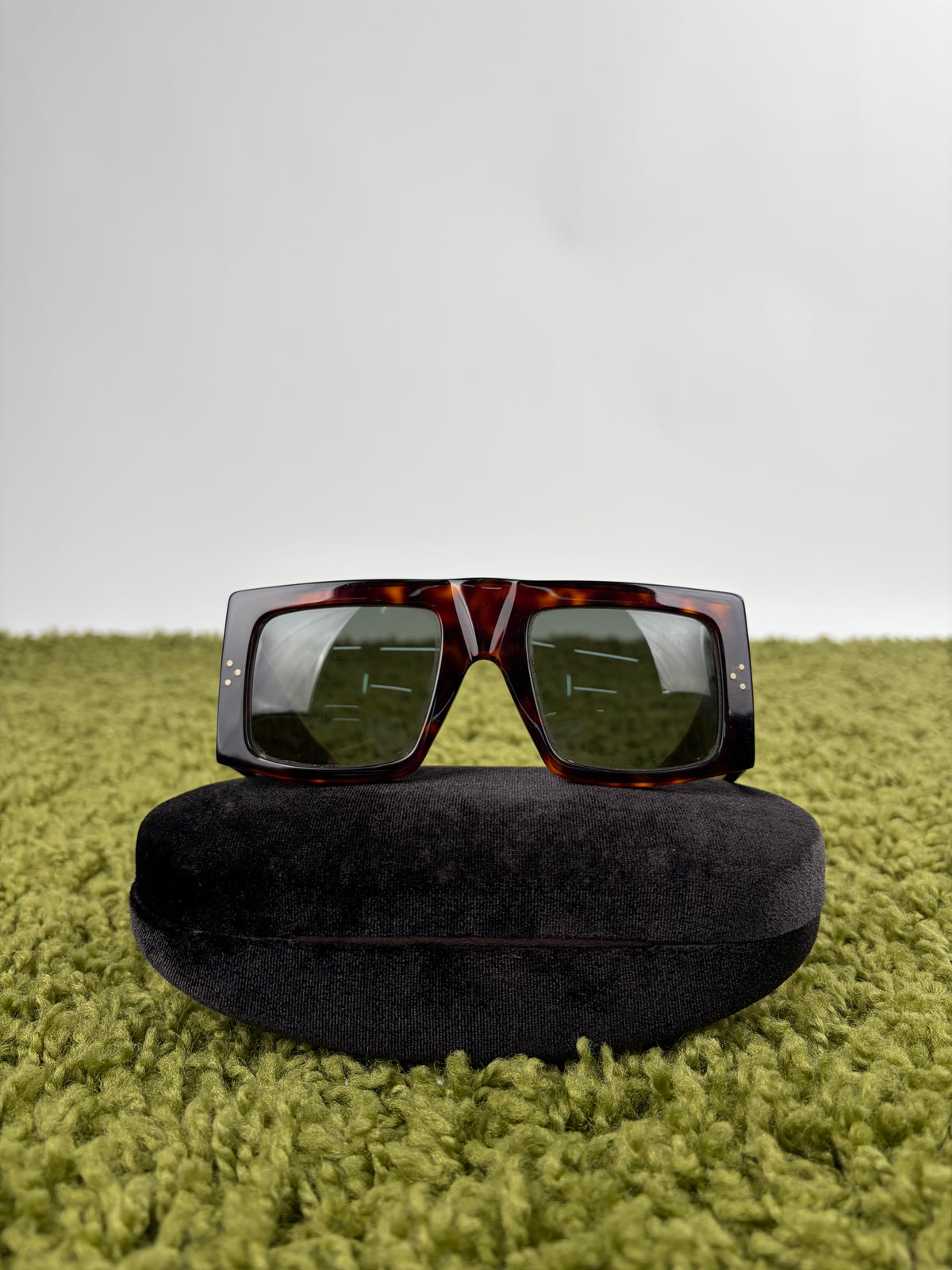 Occhiali da sole Celine in acetato Marrone - Second Hand Di Fiore