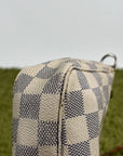 Pochette Accessories Louis Vuitton  in tela Damier Azur Bianca Monogram