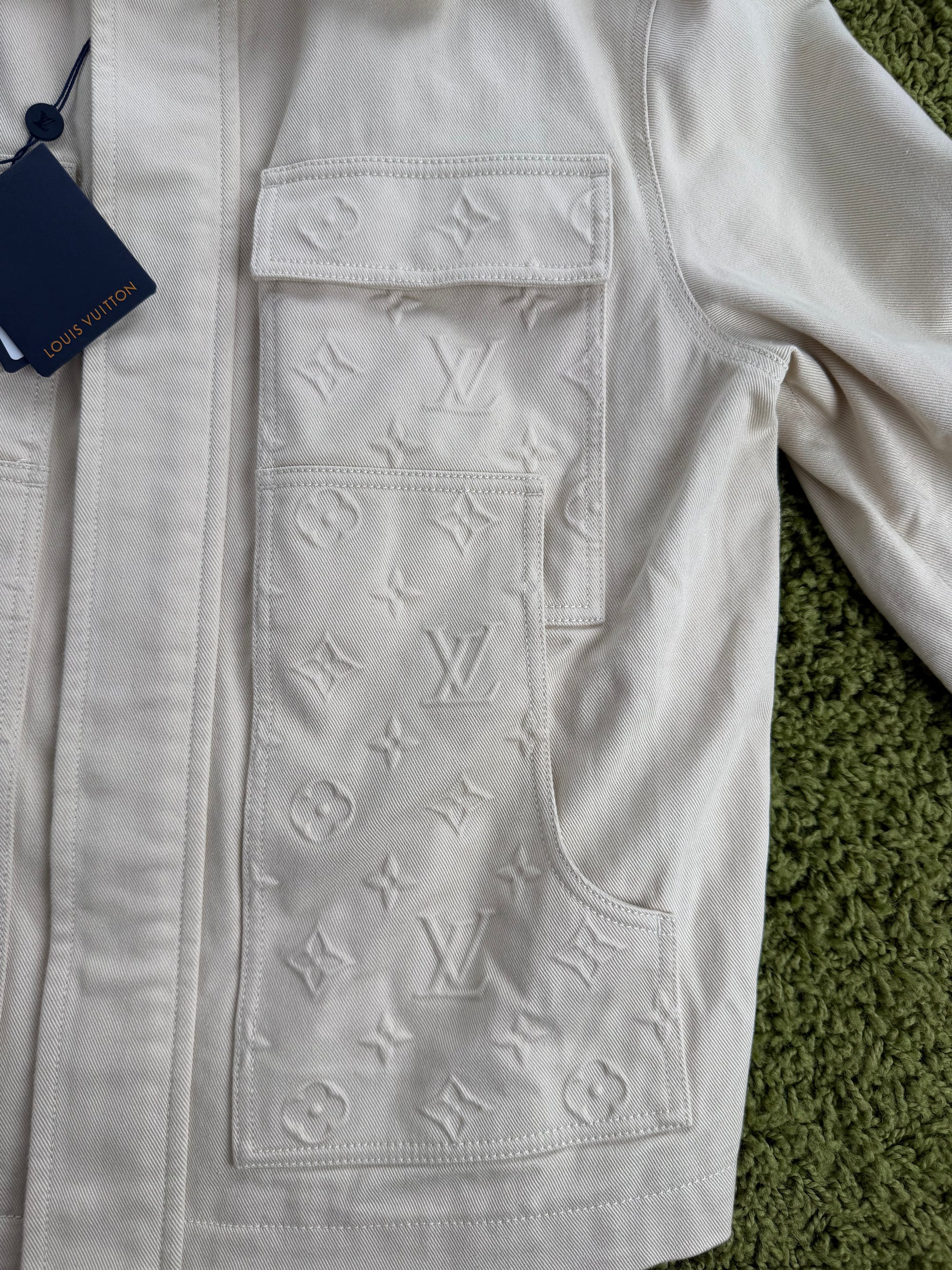 Giacca Monogram Workwear Louis Vuitton Beige 50