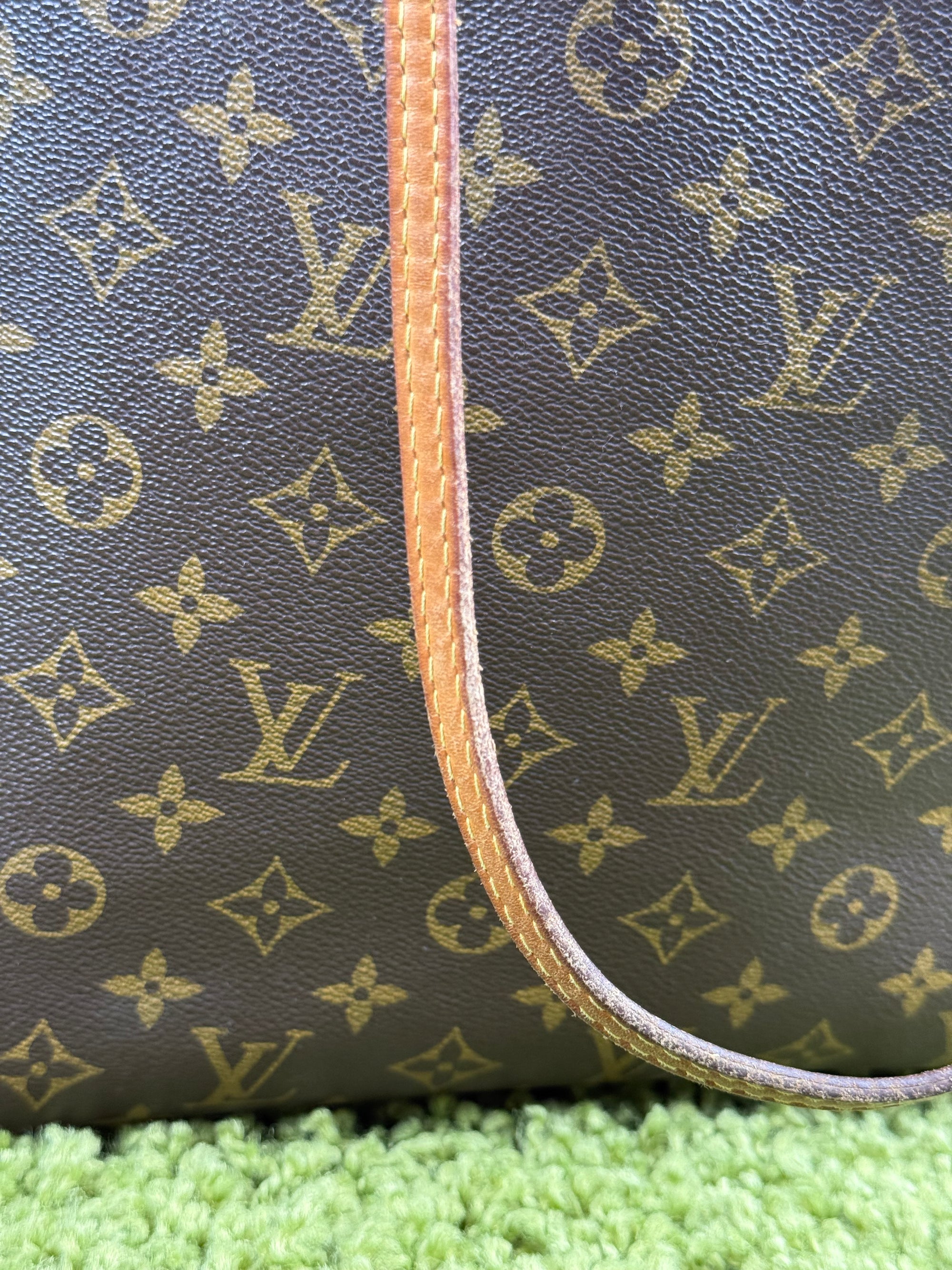 Borsa Neverfull MM monogram Louis Vuitton Marrone