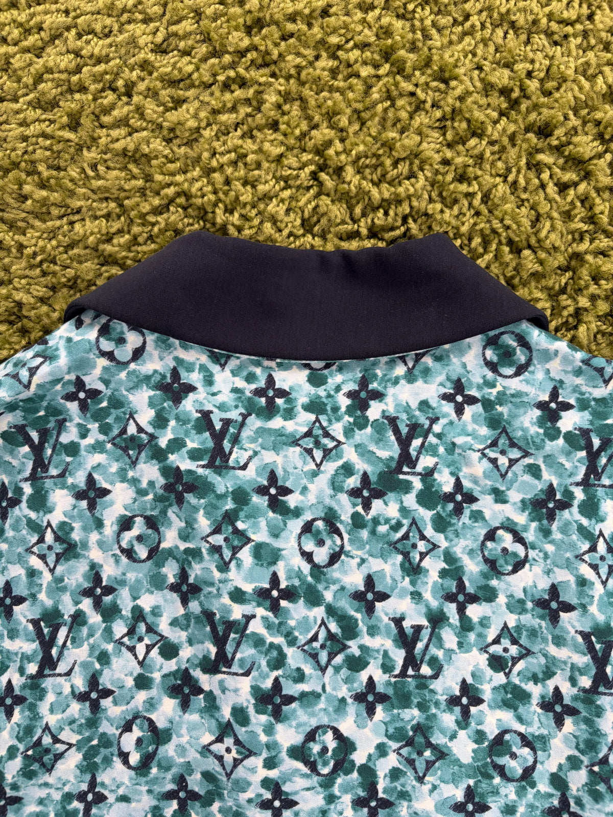 Camicia Louis Vuitton Monogram Pointillism SS crepe Azzurra M