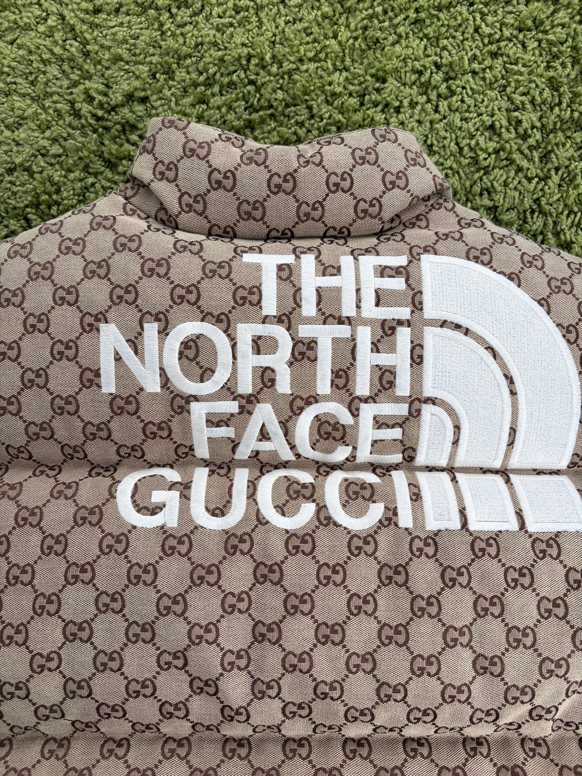 Gilet The North Face X Gucci Beige XL