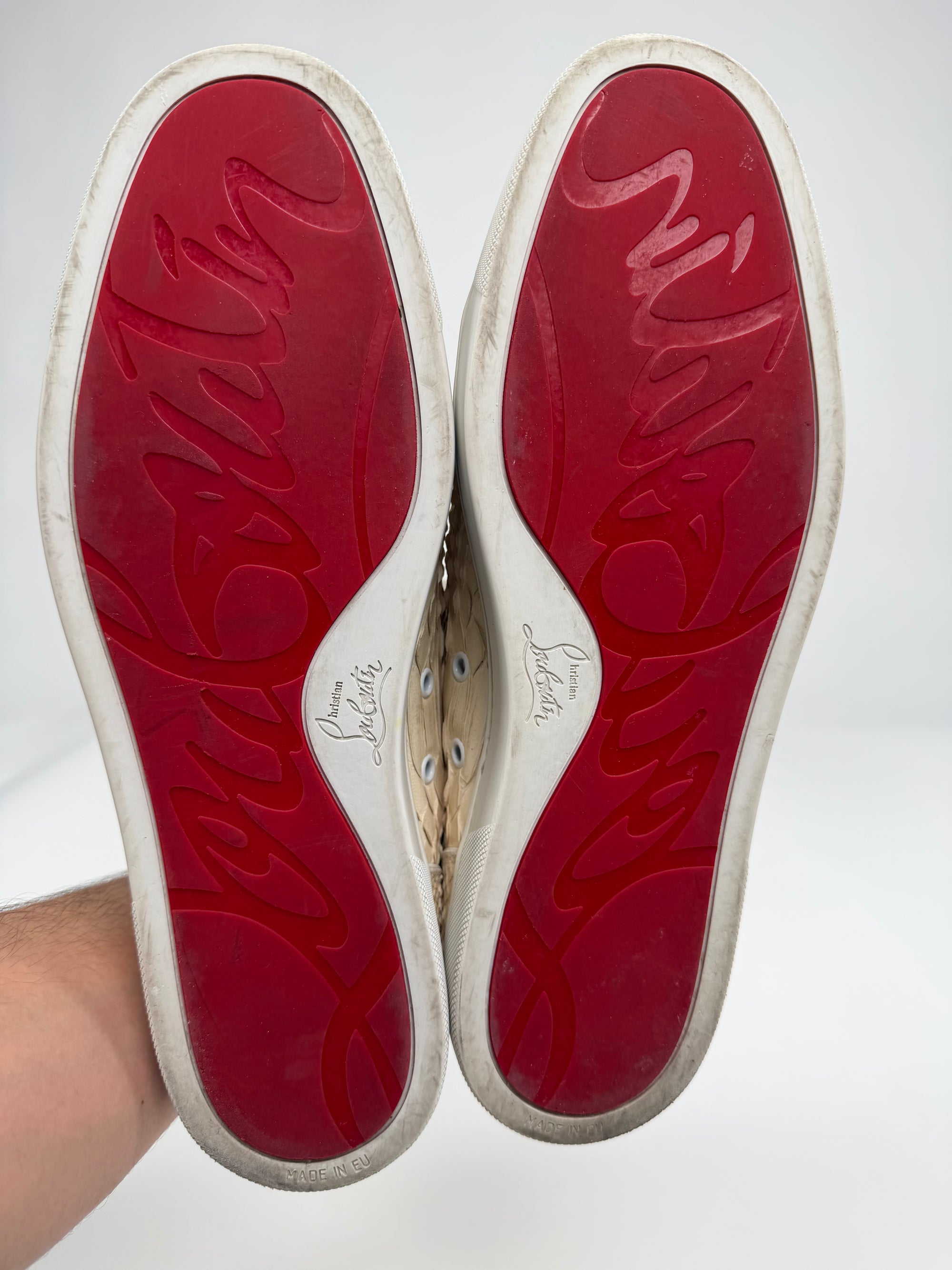 Louboutin basse Size 44.5 sabbia