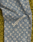 Completo Louis Vuitton X Supreme Size 50/34 blu e bianco