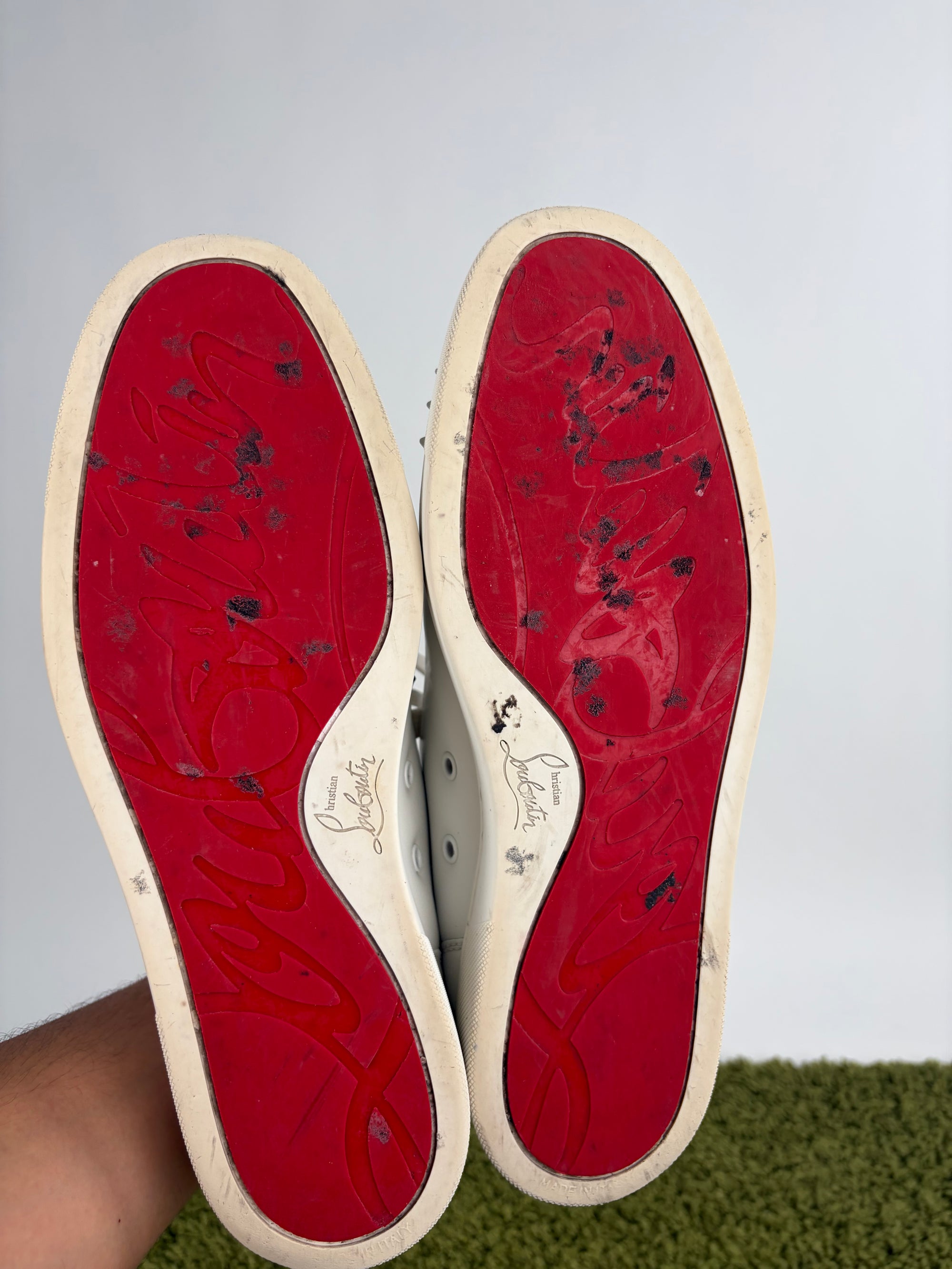 Louboutin basse Size 44 bianche