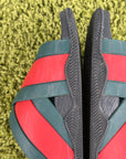Sandali Gucci Size 9=43 nere verdi e rosse