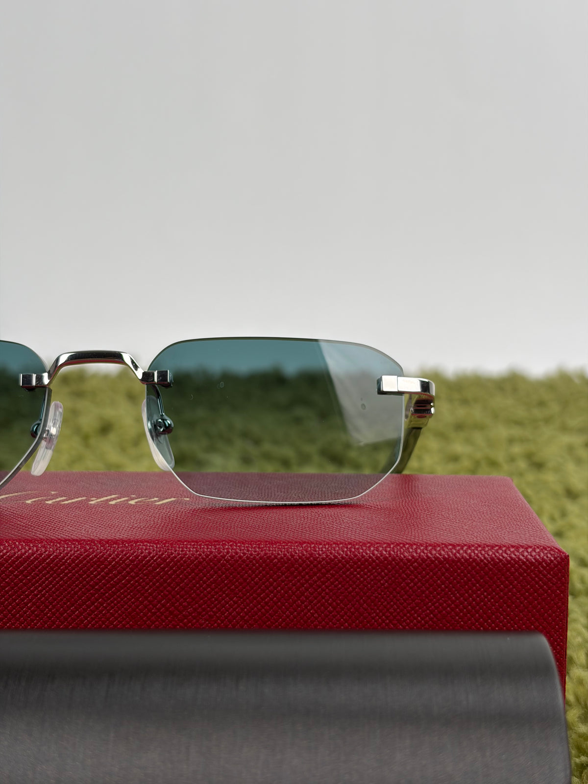 Occhiali da sole Cartier Decor C Azzurro