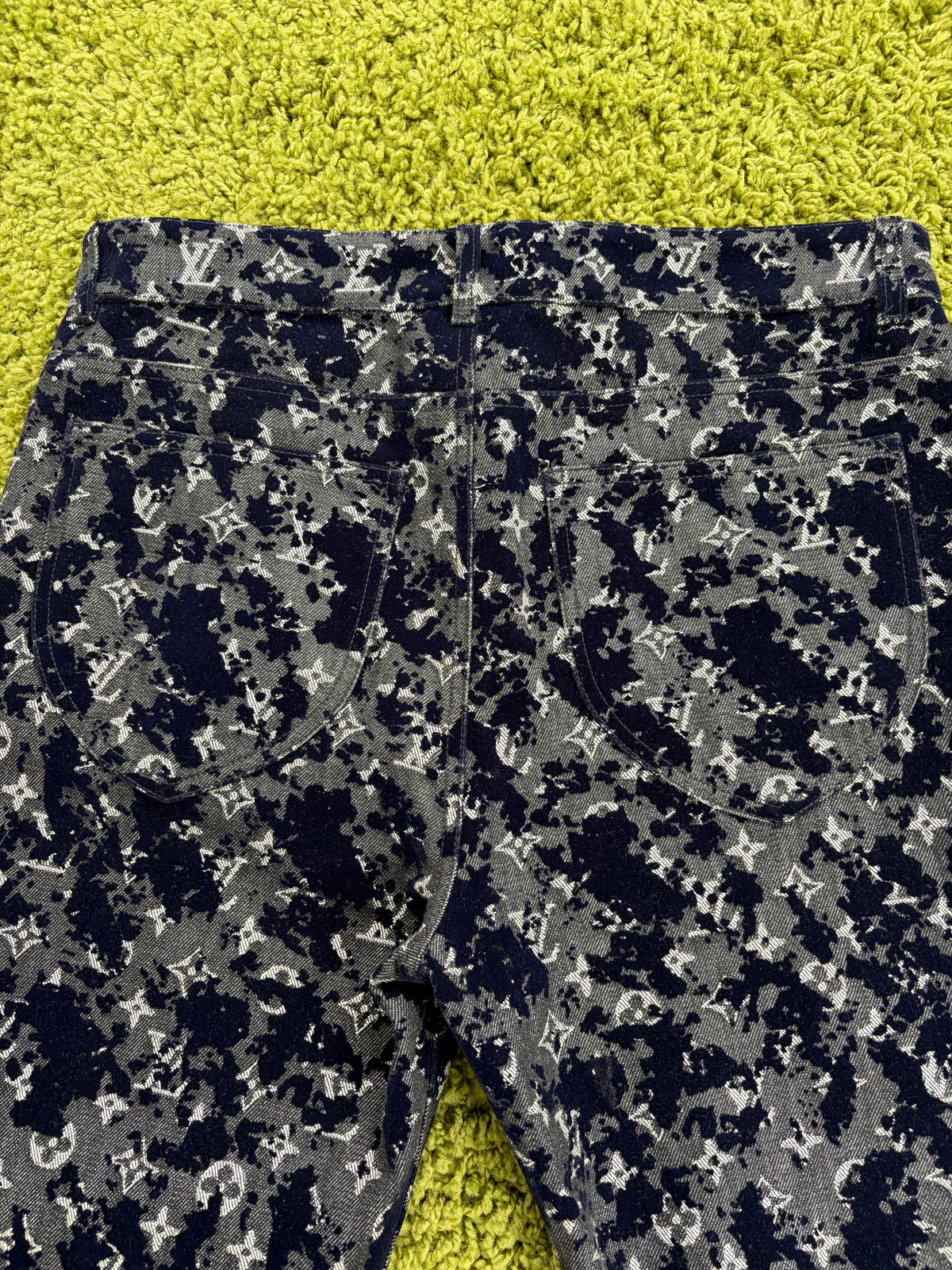 Jeans Louis Vuitton Monogram Flock Seasonal Multicolor 32
