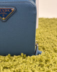 Borsa a tracolla Prada Smartphone Case Blu