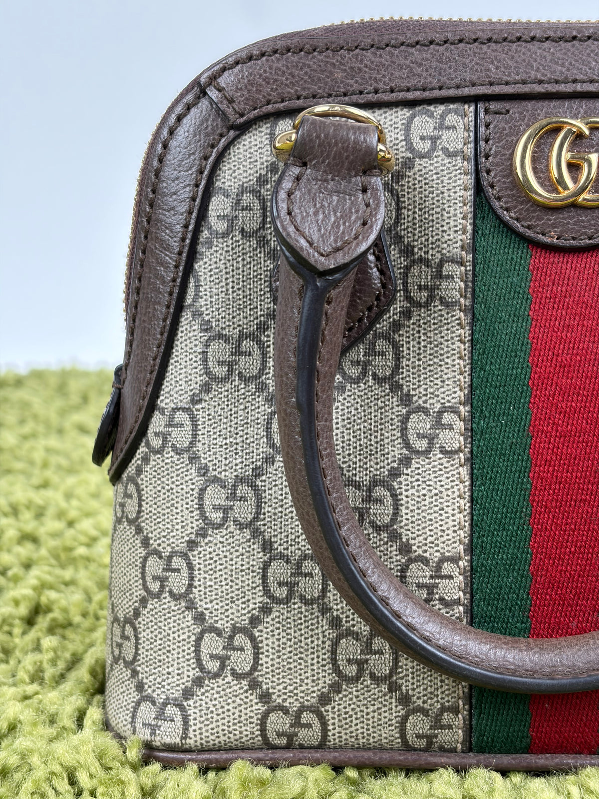 Mini Borsa a Mano Ophidia Gucci Beige