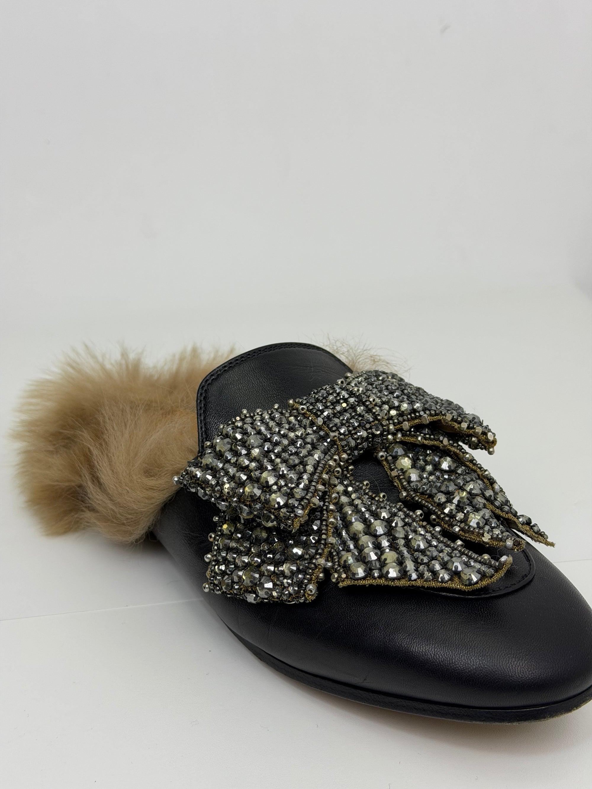 Mocassino femminile Size 36.5 nero e marrone