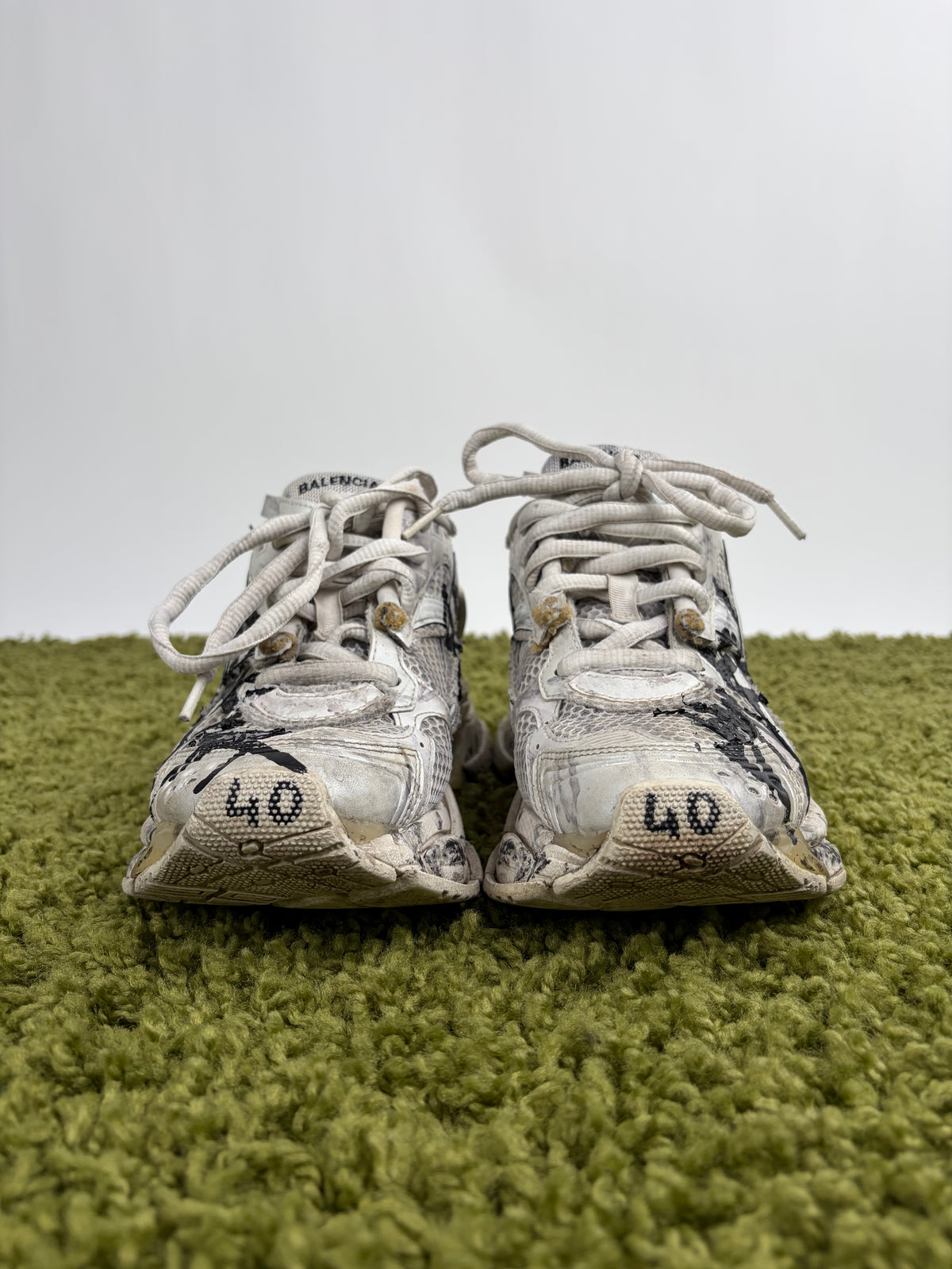 Balenciaga Runner Graffiti Grigio 40