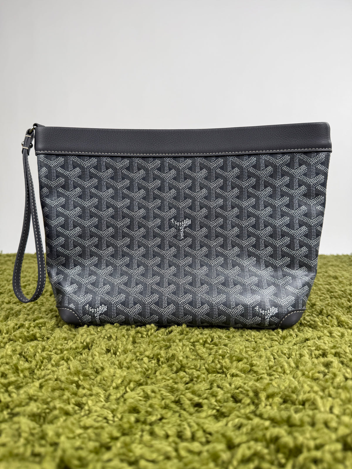 Goyard Pochette Conti in tela Goyardine  Grigia