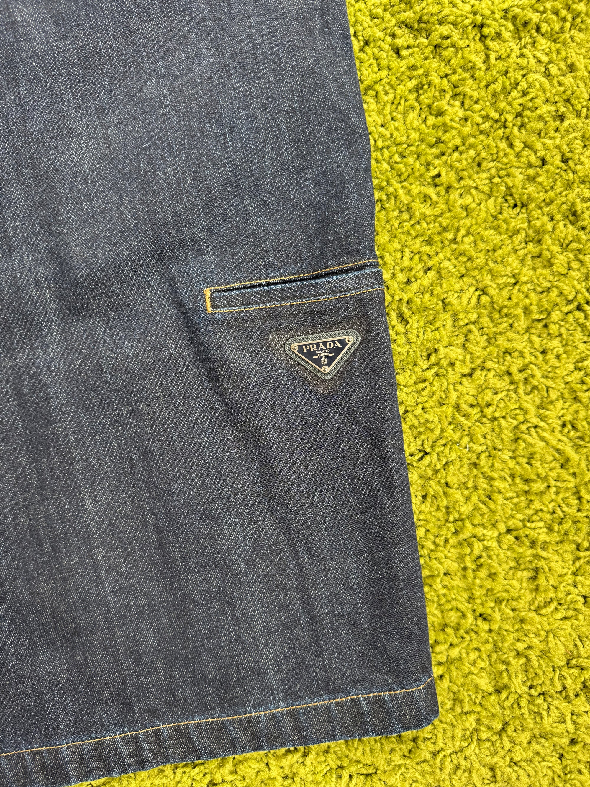 Pantaloncino In denim Prada Blu XXXL