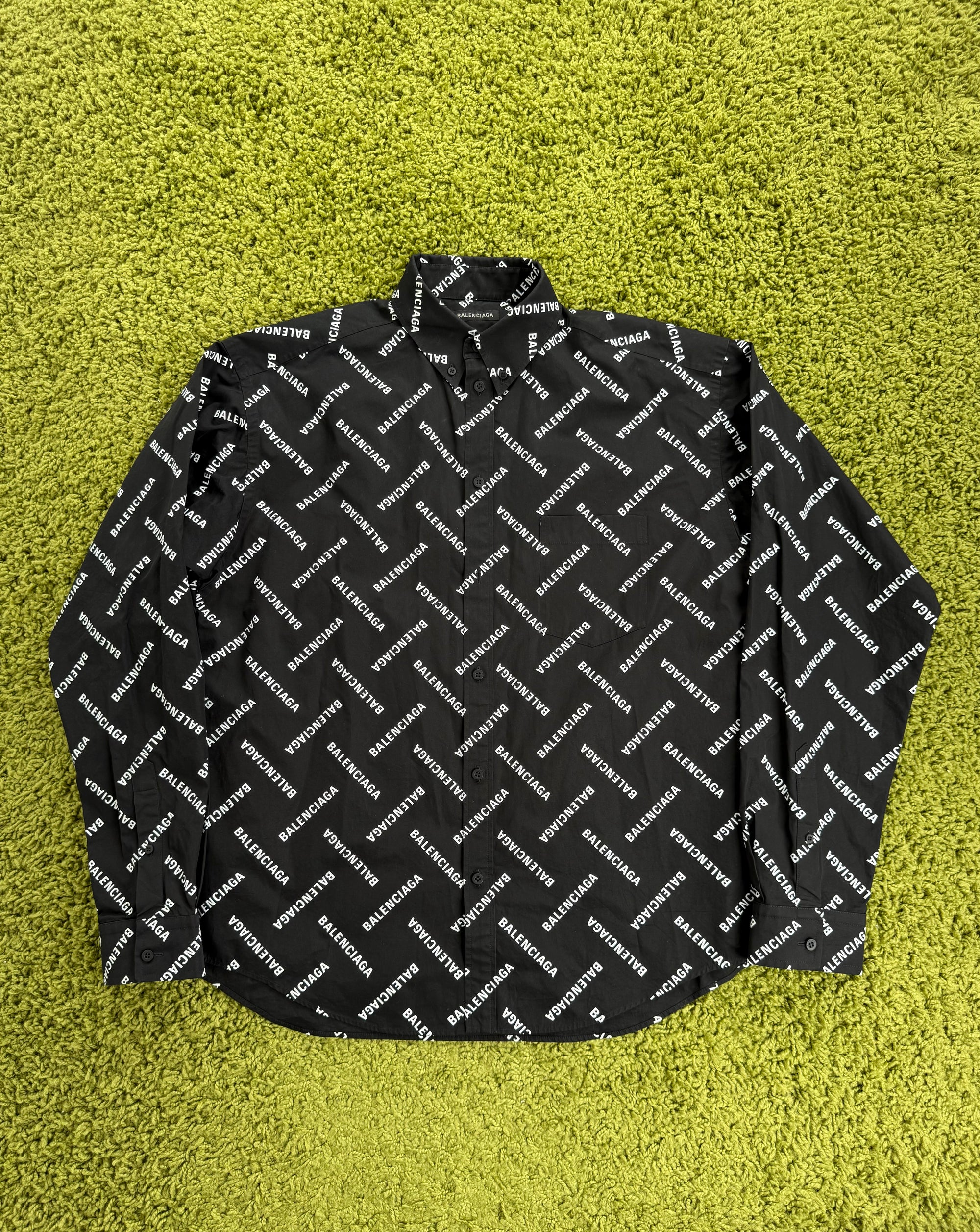 Camicia Balenciaga Nera 37