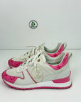 Louis Vuitton trainer 38 bianche e rosa