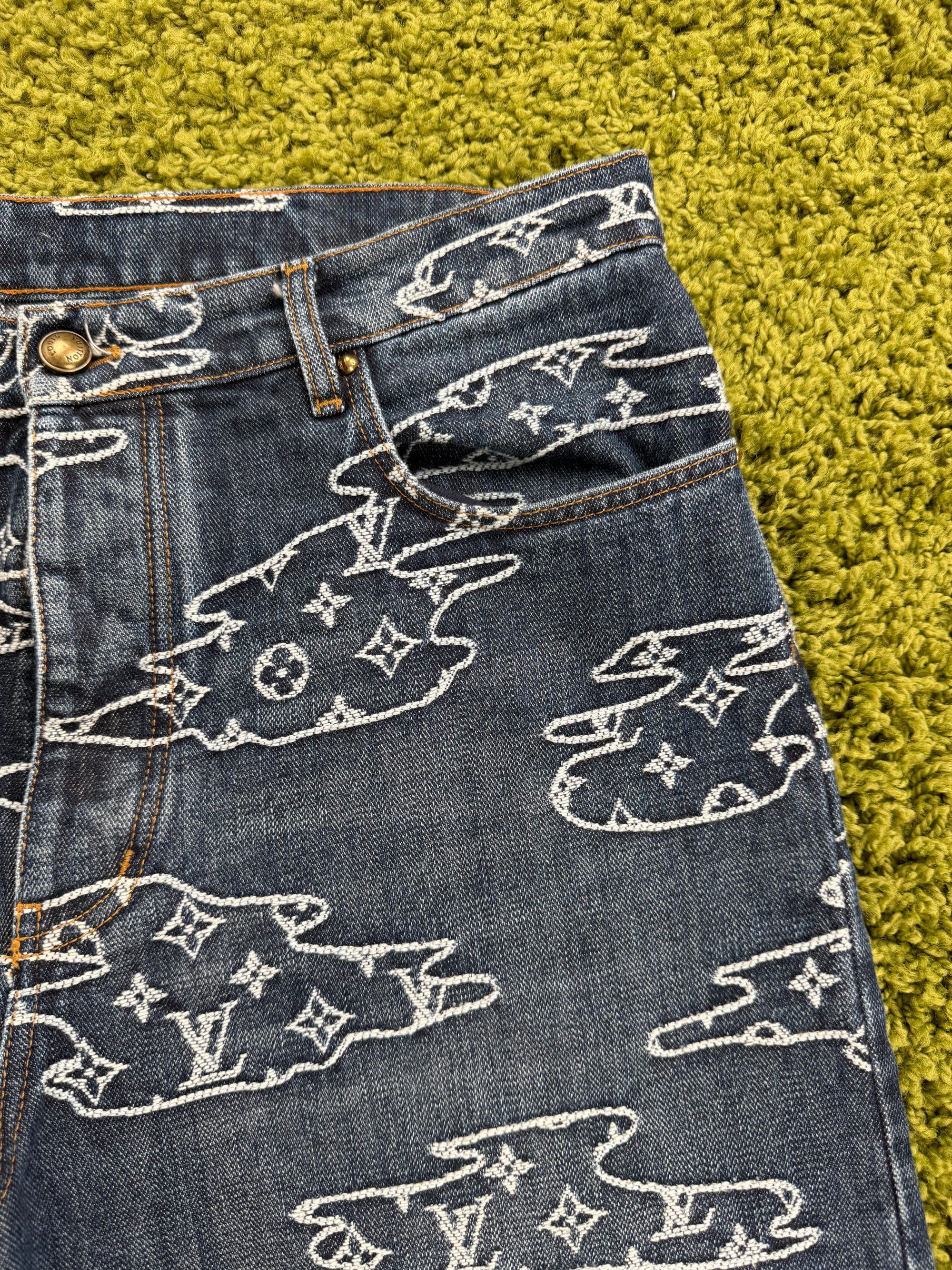 Monogram Cloud Skate Jeans Louis Vuitton 36