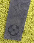 Jeans Louis Vuitton in denim Grigio 30
