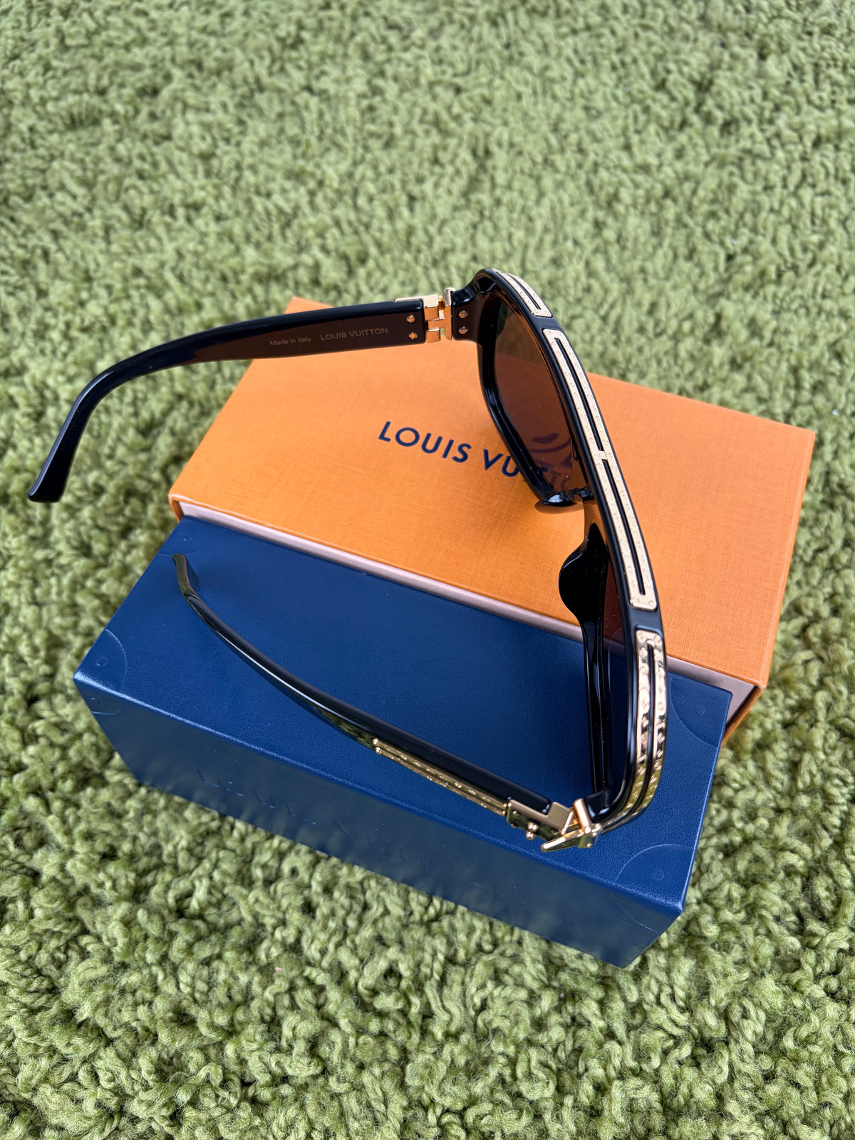 Occhiali da sole Louis Vuitton Millionaires Nero
