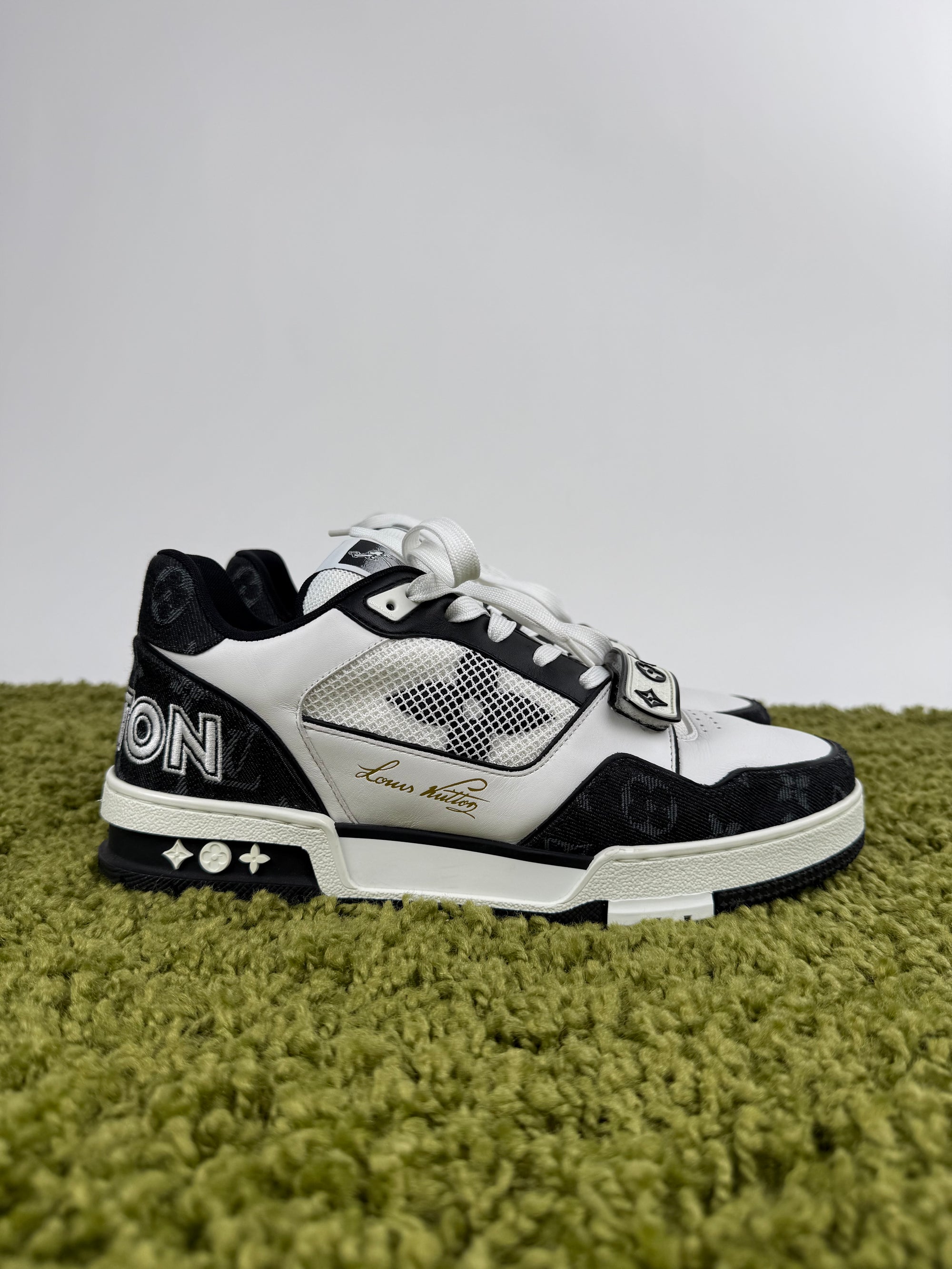 Louis Vuitton Trainer In Denim Nero 8