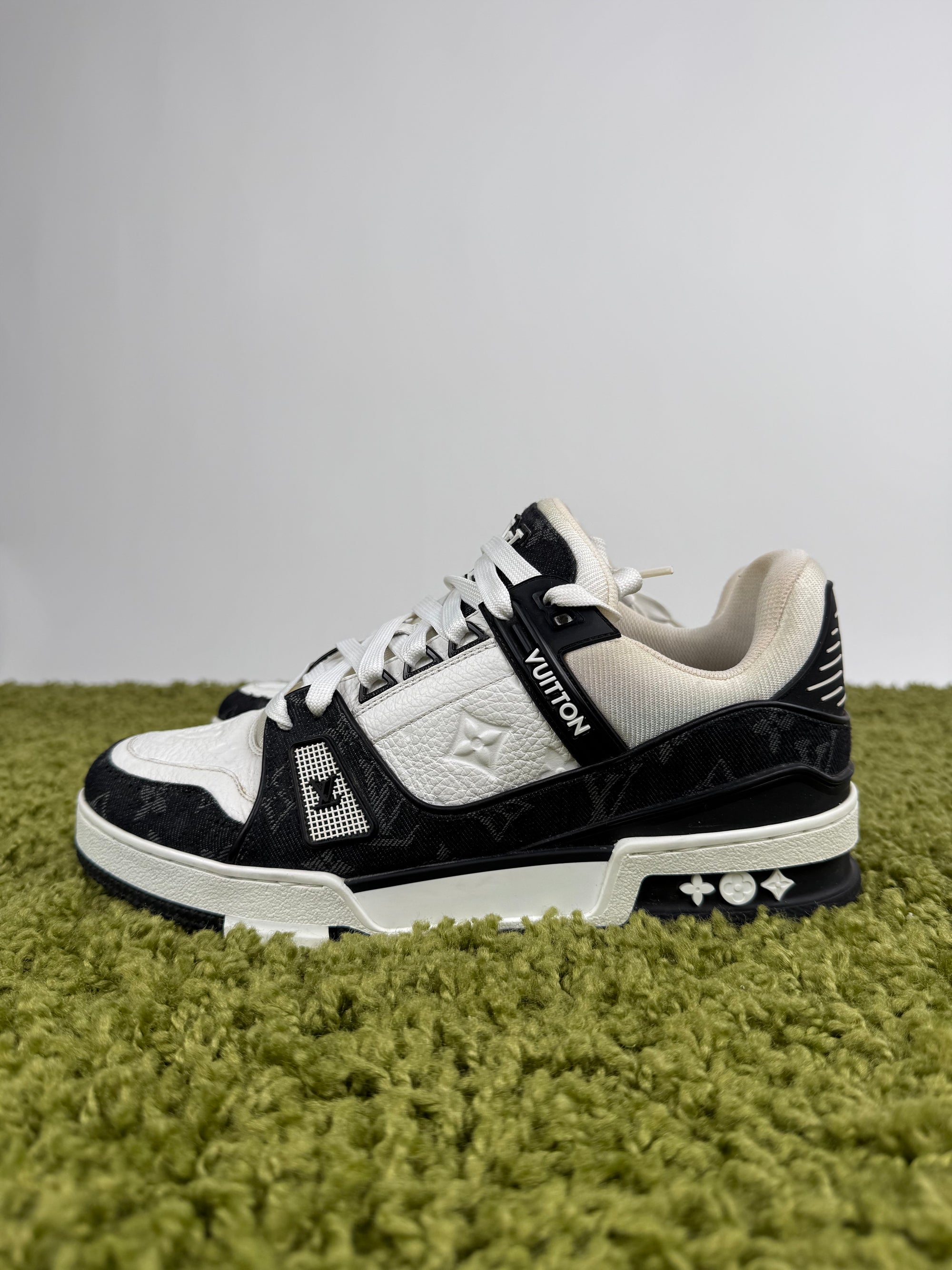 Louis Vuitton Trainer in denim Nero 6