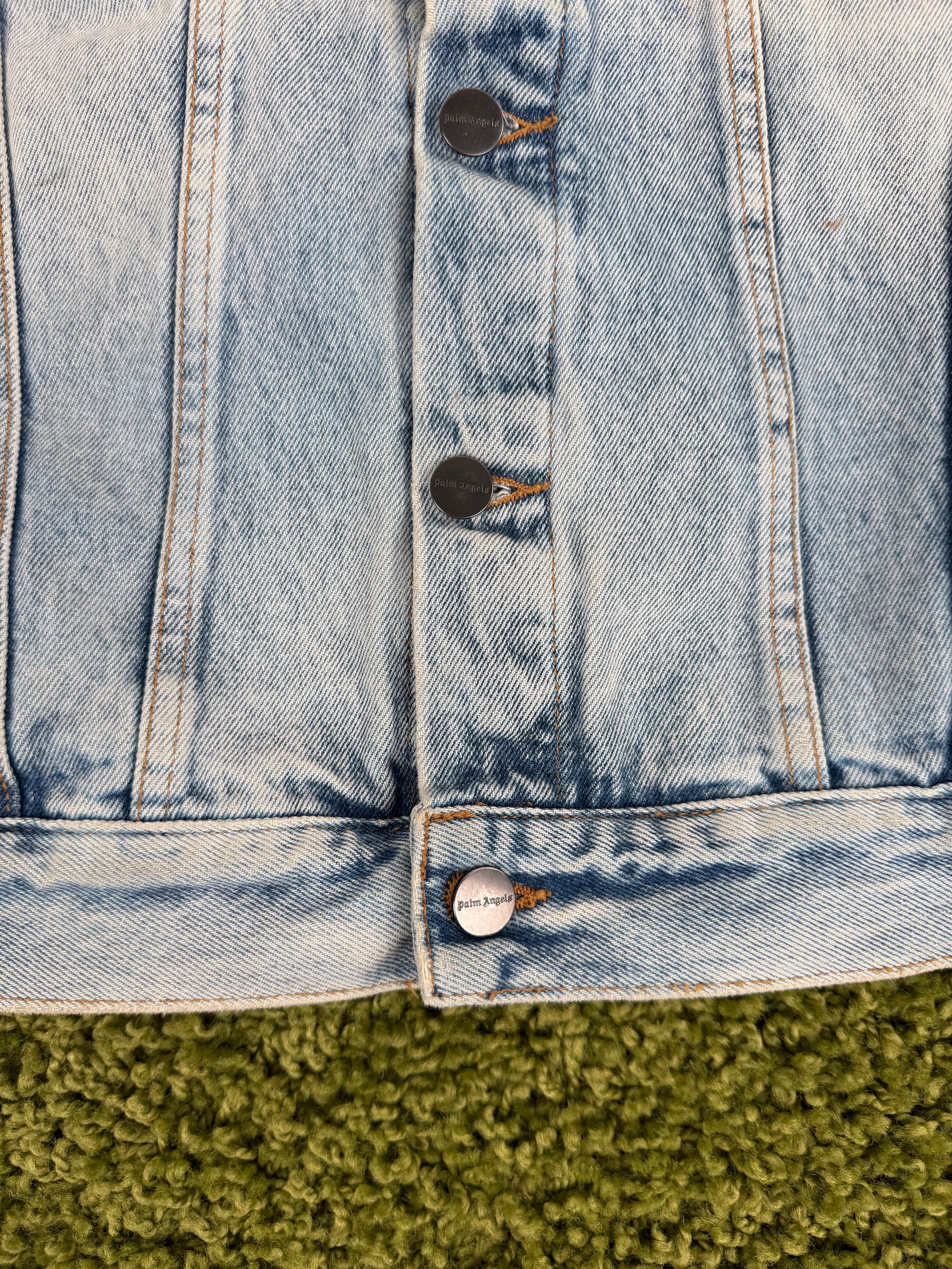 Giacca In Denim Palm Angels M