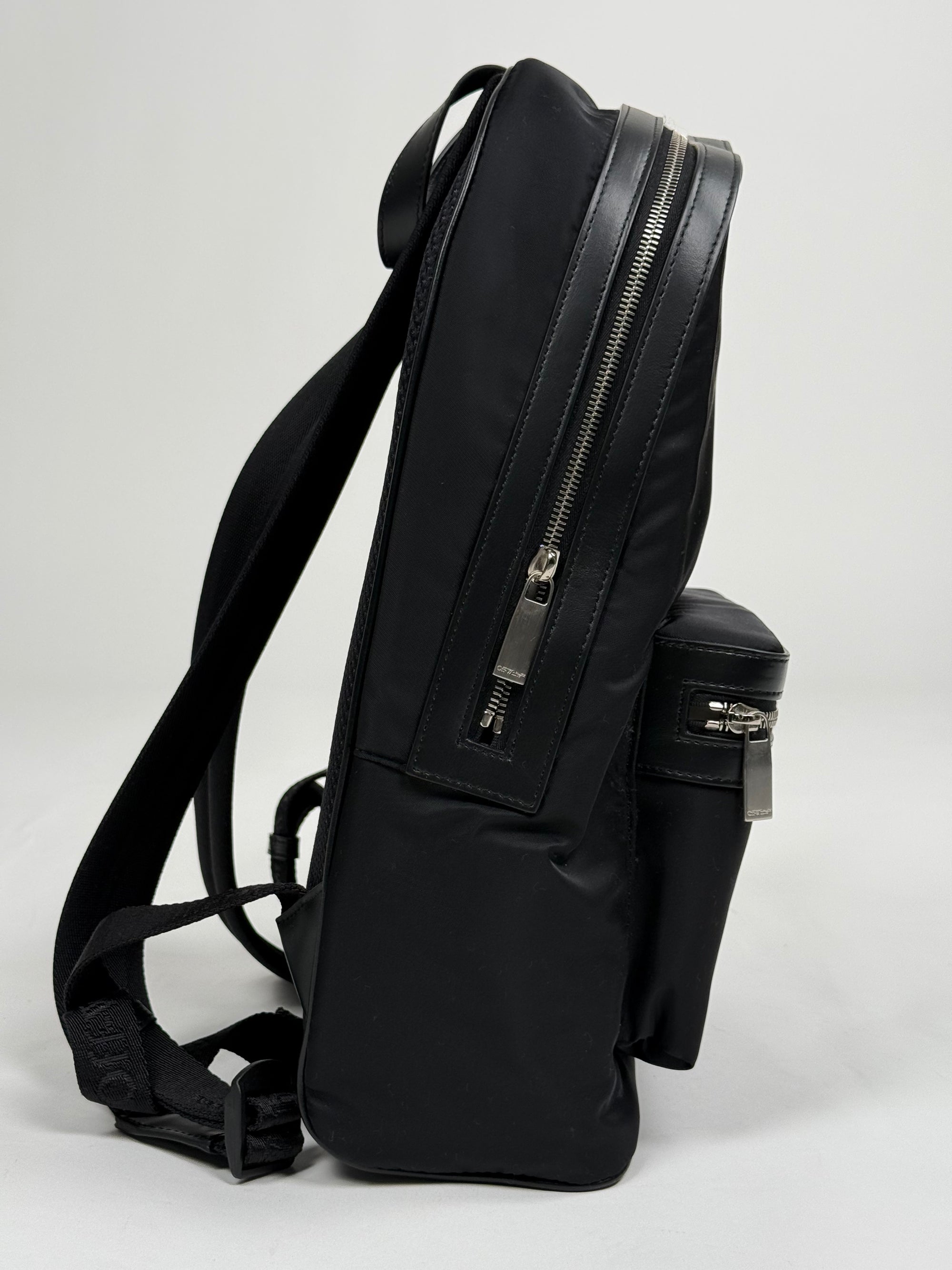 Zaino off white nero