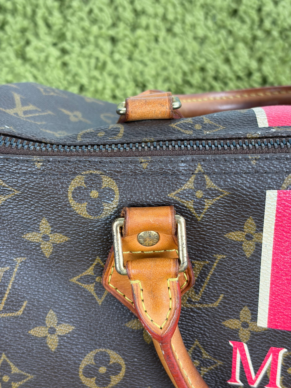 Borsa Louis Vuitton Speedy Marrone