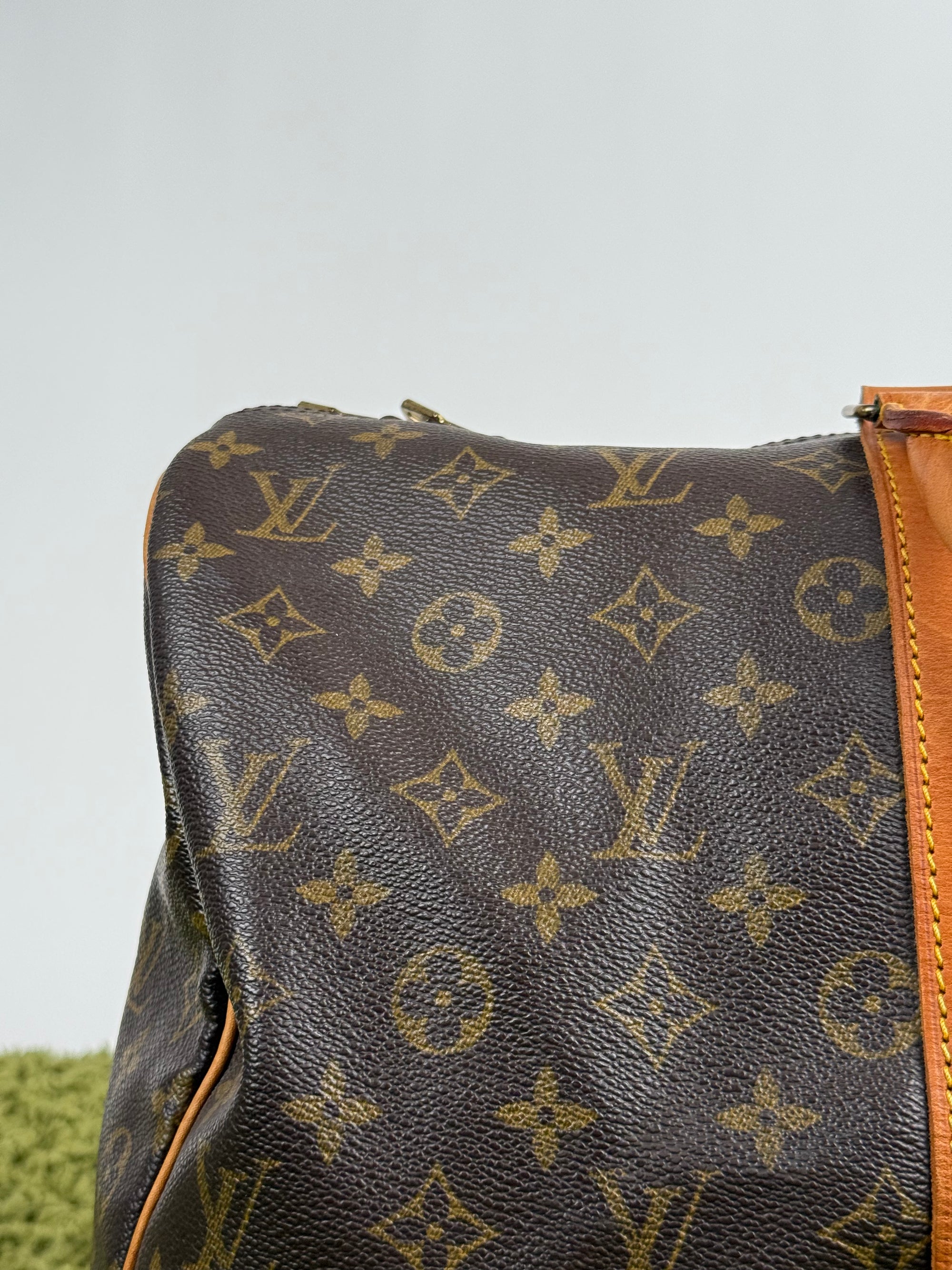 Borsone Keepall Louis Vuitton Marrone Vintage 1998 45