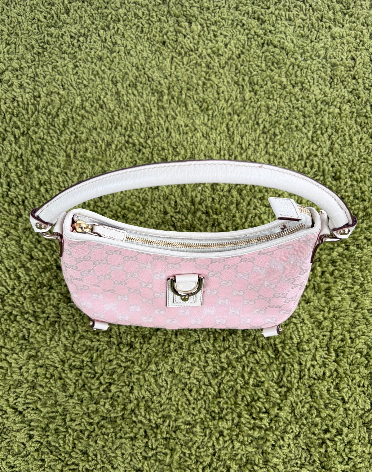 Borsa Gucci Abbey D-Ring Hobo Rosa