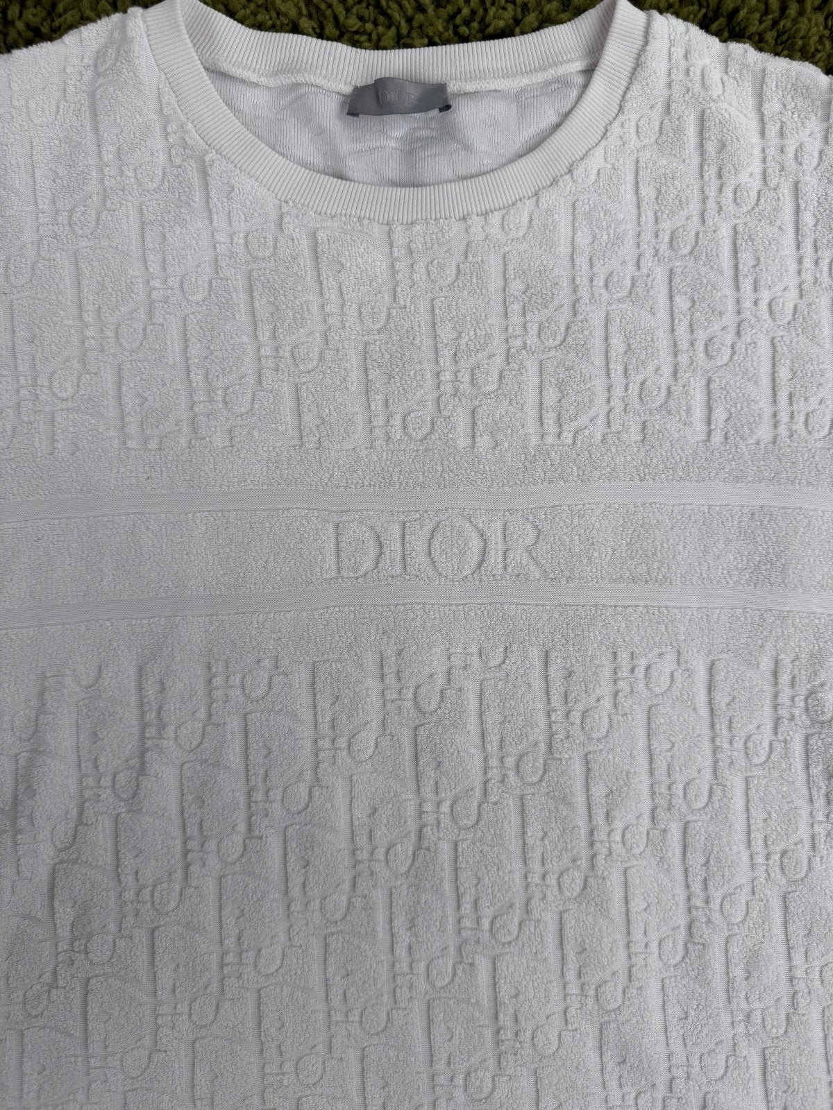 T-Shirt Dior oblique in jacquard S - Second Hand Di Fiore