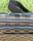 Marsupio Louis Vuitton Olav PM in tela Damier Marrone