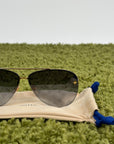 Occhiali da sole Pilot Light Louis Vuitton Oro con lenti sfumate