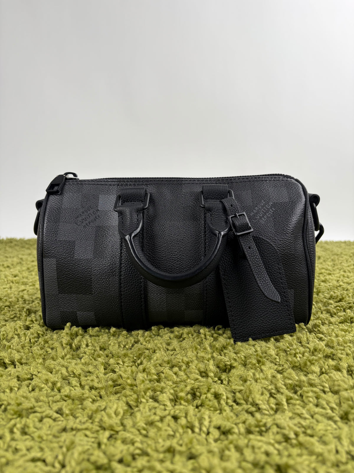 Borsa Louis Vuitton Keepall Bandoulière 25 Nera