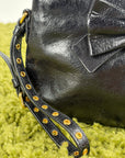 Borsa Miu Miu Pour Accessories Vitello Shine Sac Nera
