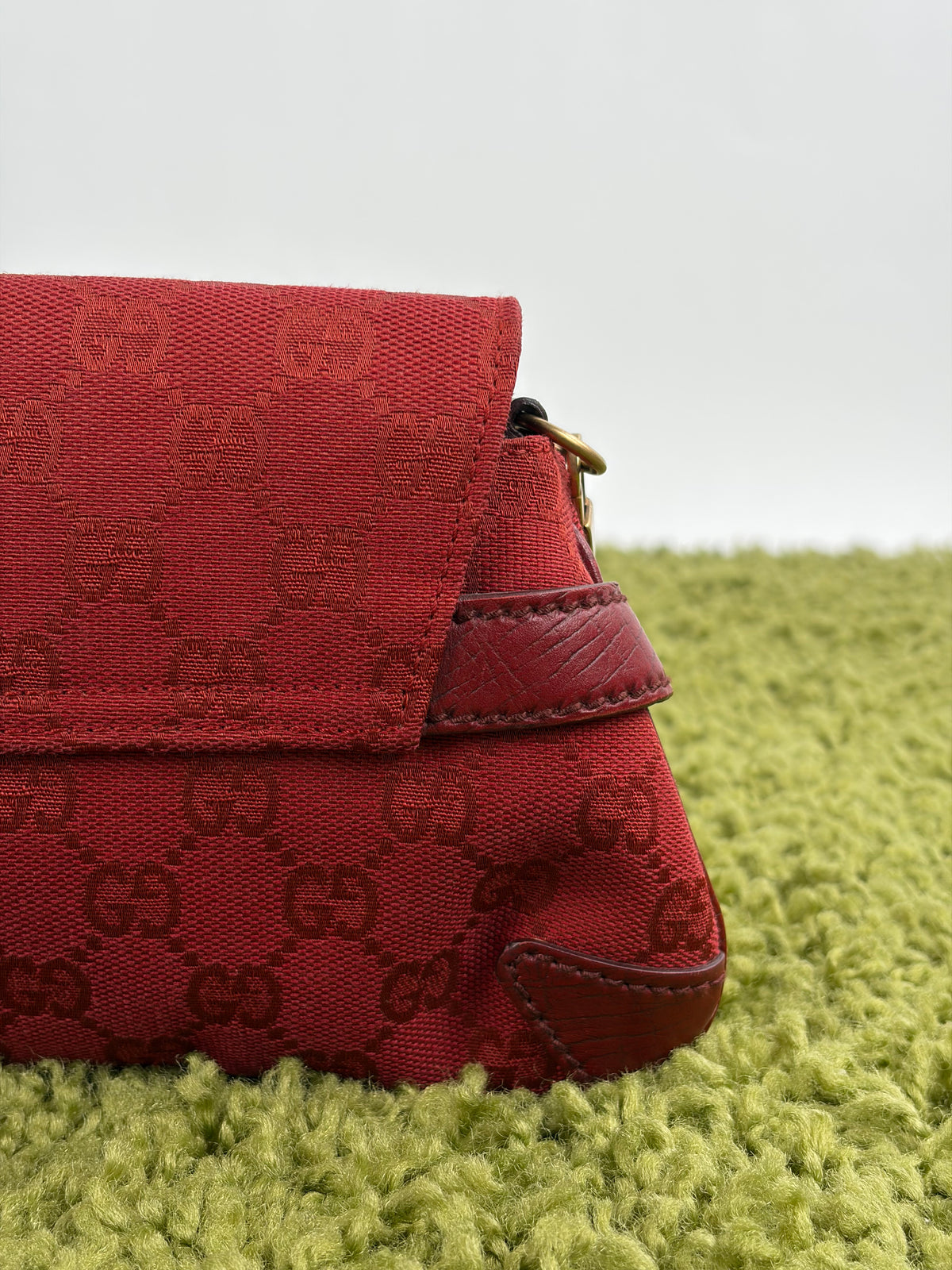 Borsa Gucci Horsebit Chain Rossa