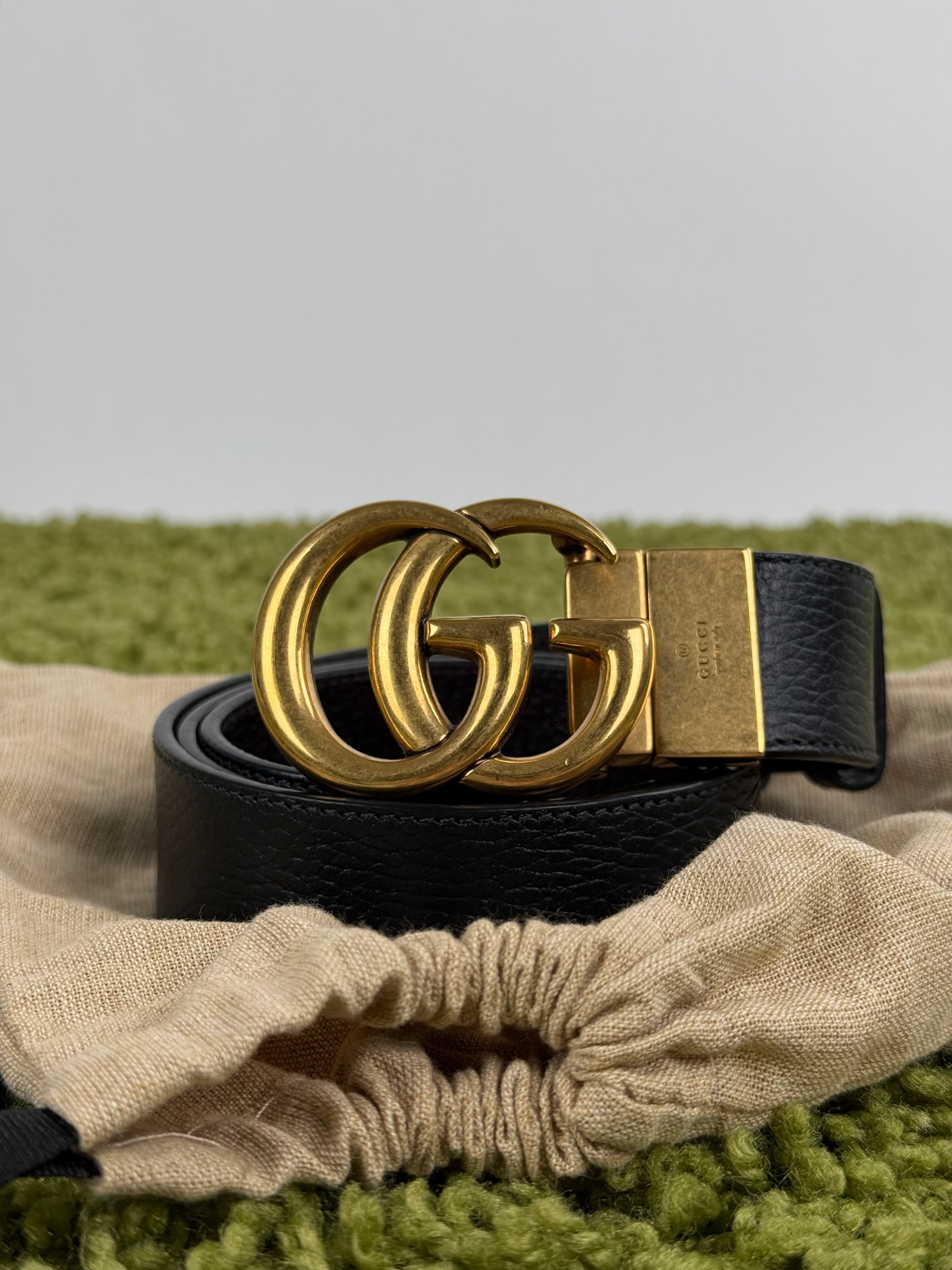 Cintura Gucci Nera 90/36 100cm