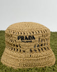 Cappello Prada beige