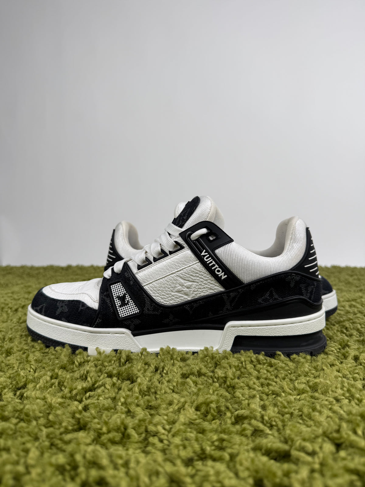 Louis Vuitton Trainer In denim Nero 7