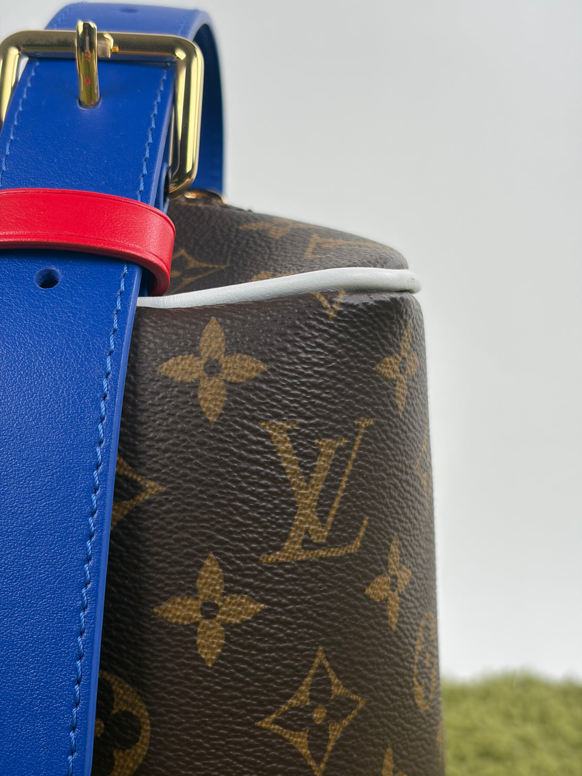 Beauty Case Louis Vuitton X NBA Marrone