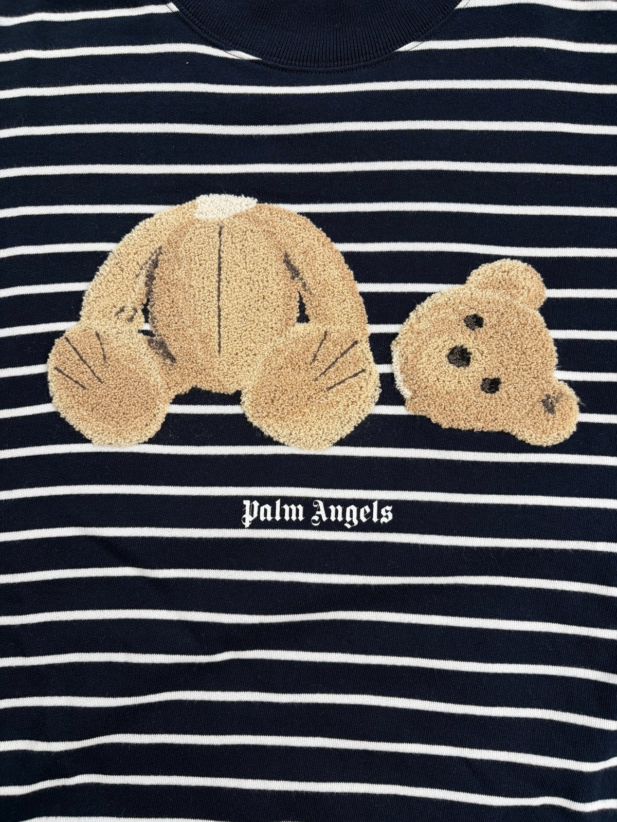 Felpa Palm Angels Teddy Bear Nero S - Second Hand Di Fiore