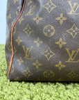 Borsone Keepall Louis Vuitton 55 vintage Marrone
