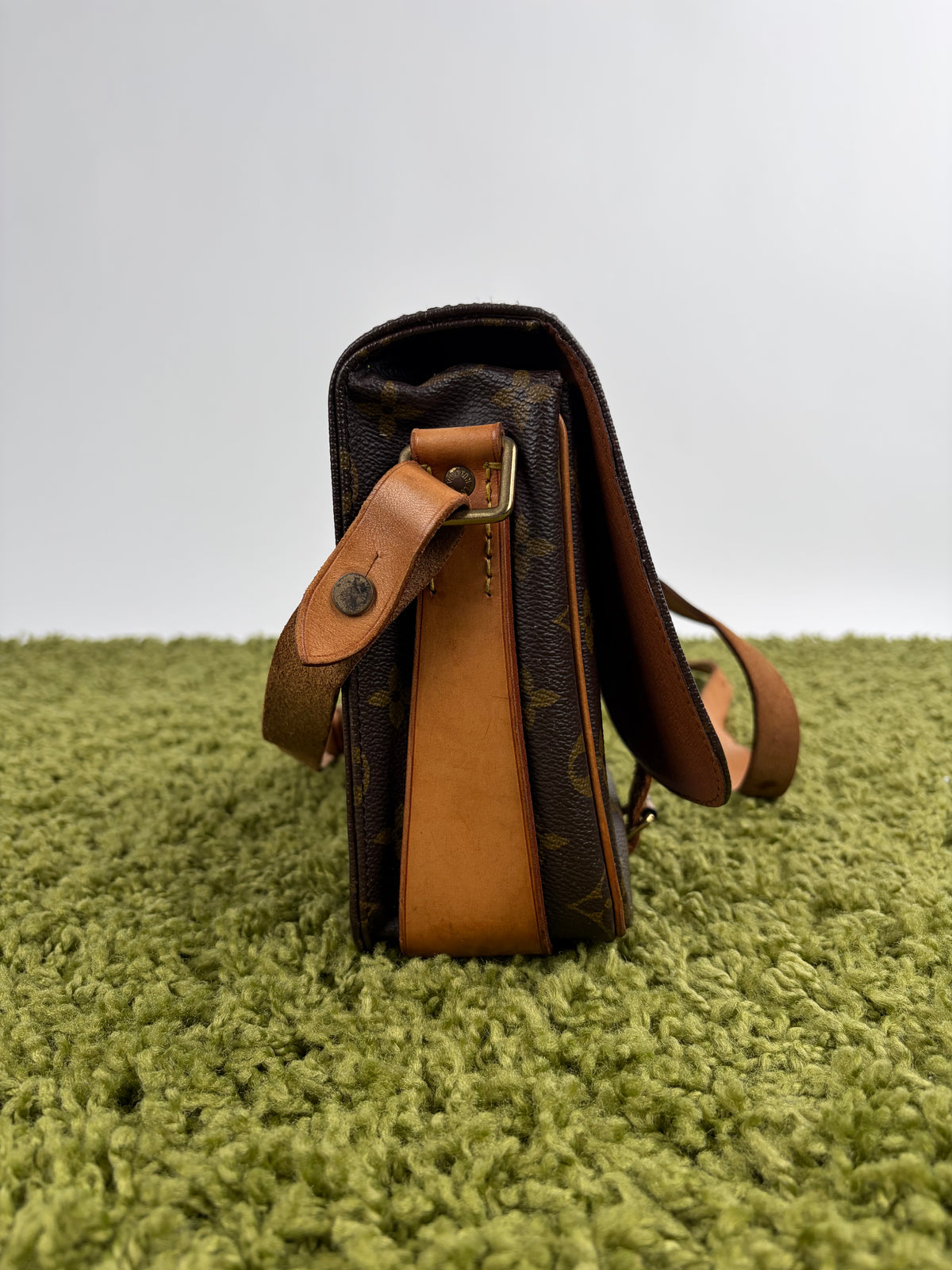 Borsa a tracolla Louis Vuitton Cartouchière Marrone